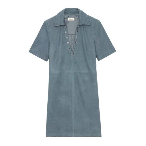 Robe Ralmy 100% Cuir Suede - Taille M - Zadig & Voltaire - Modalova