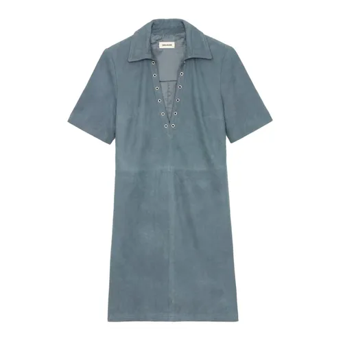 Robe Ralmy 100% Cuir Suede - Taille XS - Zadig&Voltaire - Modalova