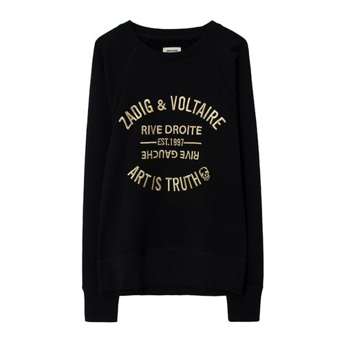 Sweatshirt Upper Blason Brodé - Taille M - Zadig & Voltaire - Modalova