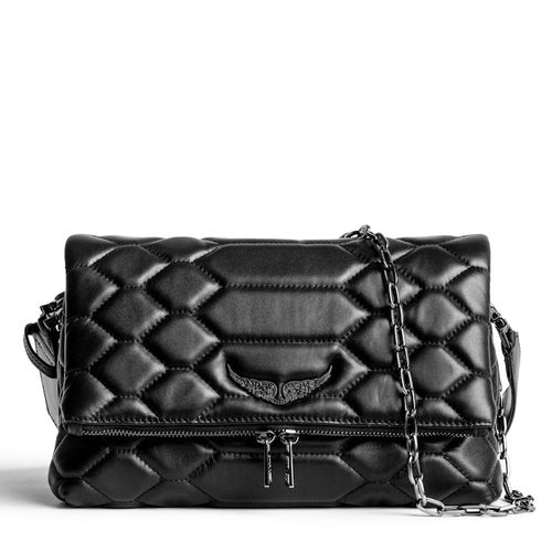 Sac Rocky Matelassé Noir - Femme - Zadig & Voltaire - Modalova