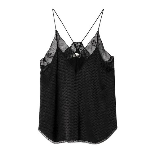 Caraco Christy Soie Jacquard - Taille L - Zadig & Voltaire - Modalova