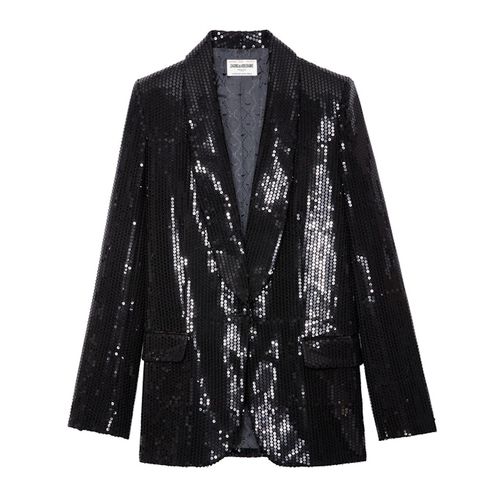 Blazer Vive Sequins Noir - Taille 34 - Zadig & Voltaire - Modalova