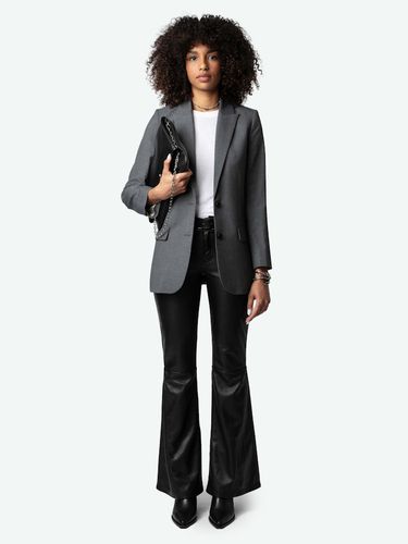 Blazer Viva Strass Gris Chine - Taille 34 - Zadig & Voltaire - Modalova