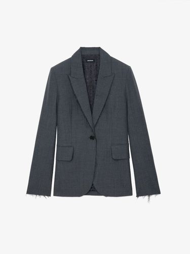 Blazer Vavy Gris Chine - Taille 34 - Zadig&Voltaire - Modalova