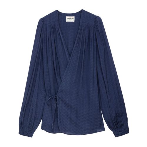 Chemise Tenew Satin Marine - Taille S - Zadig & Voltaire - Modalova