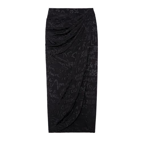 Jupe Jamelia 100% Soie Jacquard Noir - Taille 36 - Zadig&Voltaire - Modalova