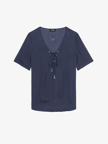 Top Terzo Satin Encre - Taille XS - Zadig & Voltaire - Modalova