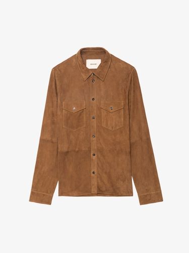 Chemise Sergy Cuir Suede - Taille S - Zadig&Voltaire - Modalova