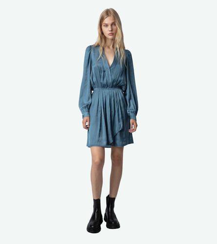 Robe Remember Satin Bluestone - Taille S - Zadig & Voltaire - Modalova