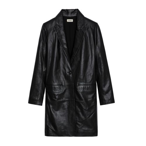Manteau Monarque Cuir - Taille S - Zadig&Voltaire - Modalova