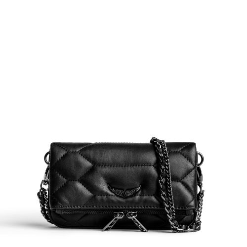 Pochette Rock Nano Matelassée Noir - Zadig & Voltaire (FR) - Modalova