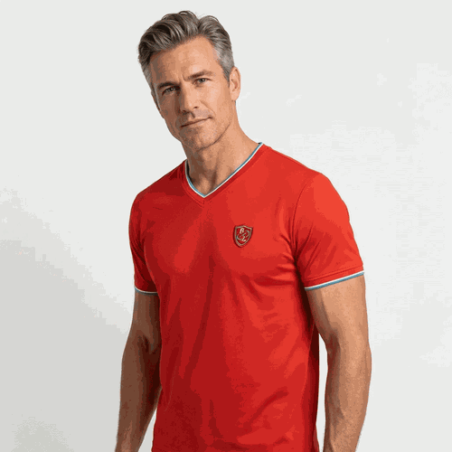 T-shirt BL orange col V - BLACKS LEGEND - Modalova