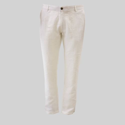 Pantalon chino blanc en lin - BLACKS LEGEND - Modalova