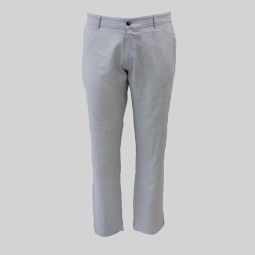 Pantalon chino bleu clair en lin - BLACKS LEGEND - Modalova