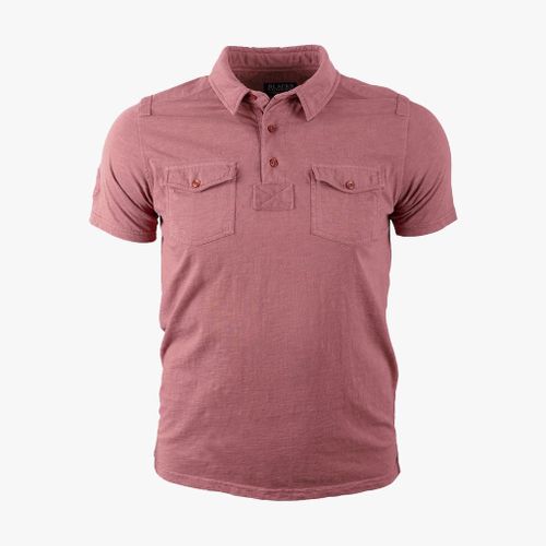 Polo rouge pâle double poche poitrine - BLACKS LEGEND - Modalova