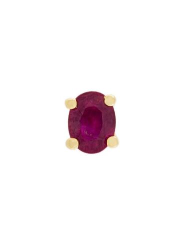 Boucle d'oreille "Ruby" en or et rubis - Wouters & Hendrix Gold - Modalova