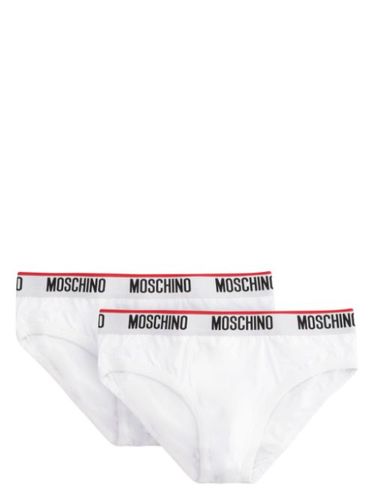 Lot de deux slips à logo - Moschino - Modalova