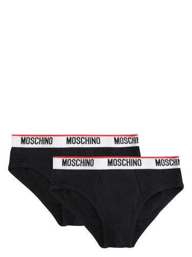 Moschino set de deux slips - Noir - Moschino - Modalova