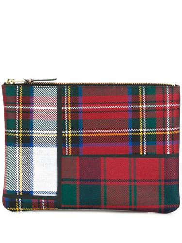 Pochette à motif tartan - Comme Des Garçons Wallet - Modalova