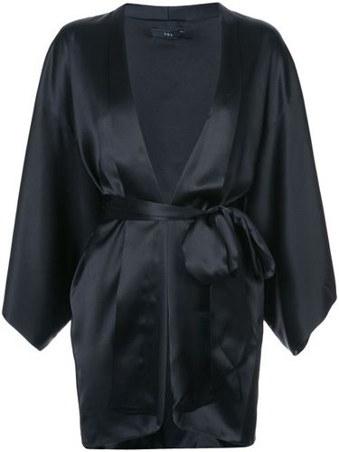 Veste en soie à taille nouée - VOZ - Modalova