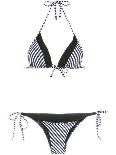 Striped triangle bikini set - Amir Slama - Modalova