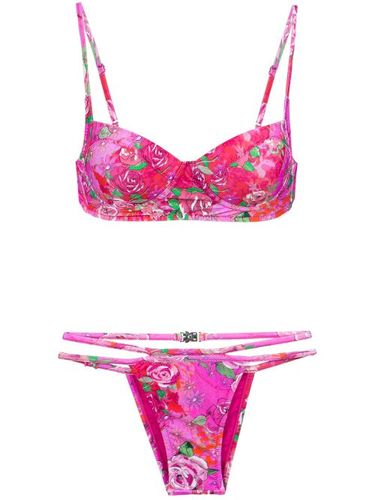 Amir Slama rose print bikini set - Amir Slama - Modalova