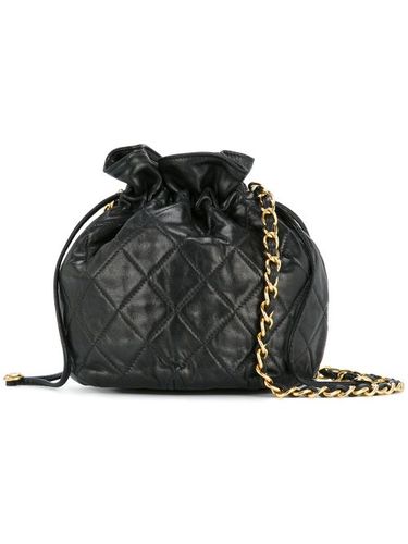 Sac porté épaule matelassé à logo CC - CHANEL Pre-Owned - Modalova