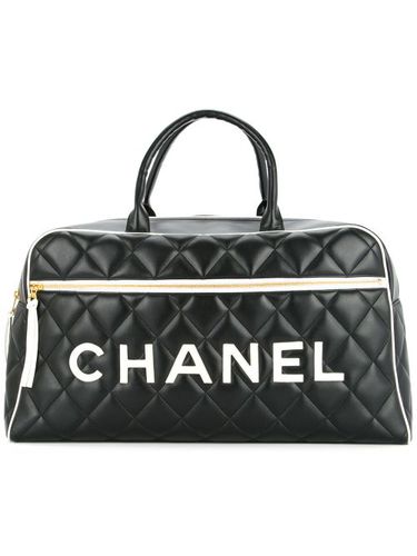 Quilted luggage handbag - CHANEL Pre-Owned - Modalova