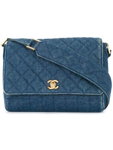 Quilted denim shoulder bag - CHANEL Pre-Owned - Modalova