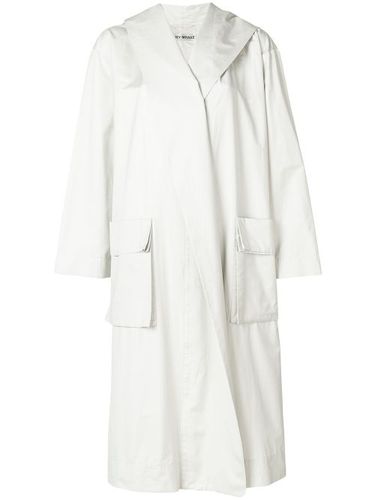 Hooded trench coat - Issey Miyake Pre-Owned - Modalova