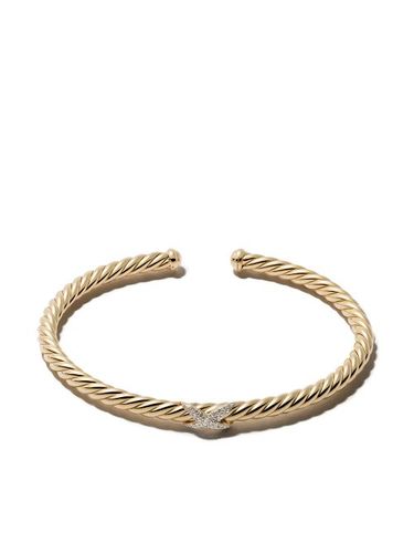 Bracelet Cablespira X Station en 18ct serti de diamants - David Yurman - Modalova