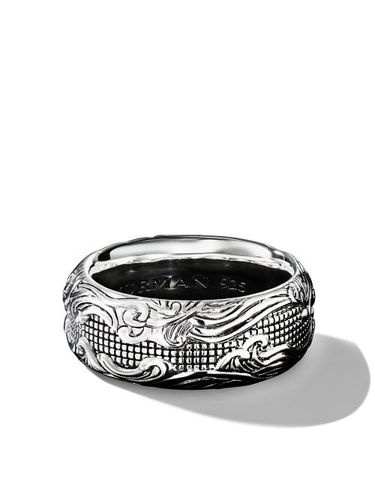 Bague Waves en sterling (10 mm) - David Yurman - Modalova