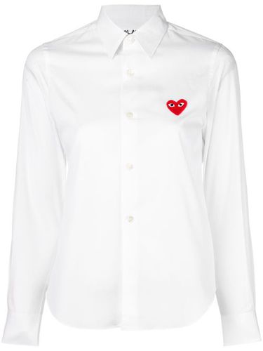 Embroidered heart shirt - Comme Des Garçons Play - Modalova