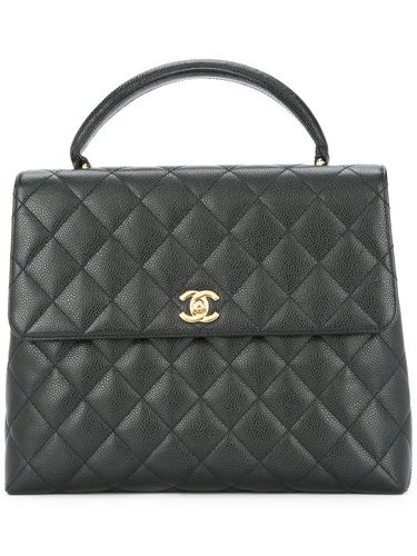 Quilted CC logo handbag - CHANEL Pre-Owned - Modalova