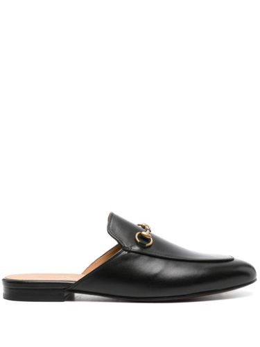 Mules en cuir Princetown à détail de mors - Gucci - Modalova