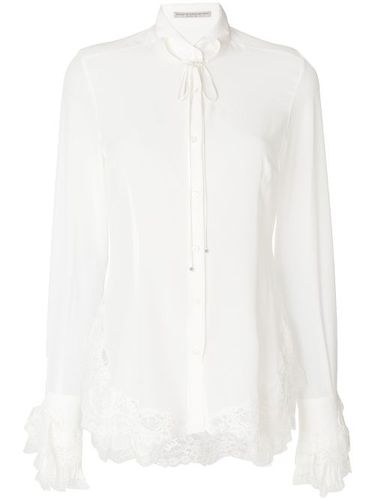 Chemise à volants en dentelle - Ermanno Scervino - Modalova