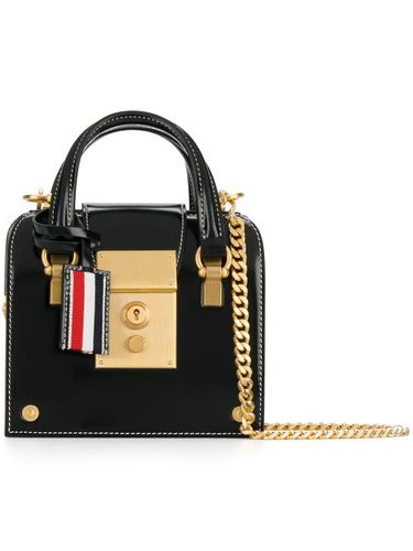 Mini sac à main Mrs Thom à bride portée épaule en chaîne - Thom Browne - Modalova