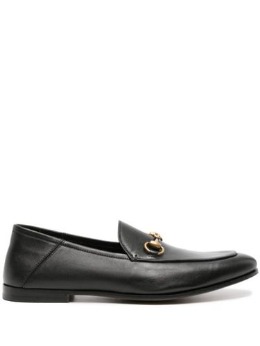 Mocassins en cuir à détail de mors - Gucci - Modalova