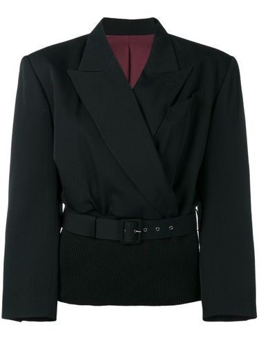 Blazer à taille ceinturée - Jean Paul Gaultier Pre-Owned - Modalova