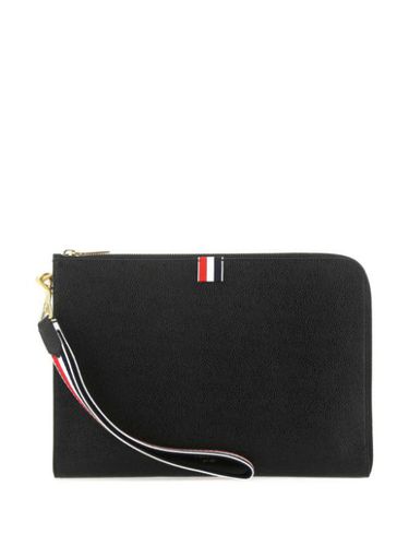 Pochette à détails rayés - Thom Browne - Modalova