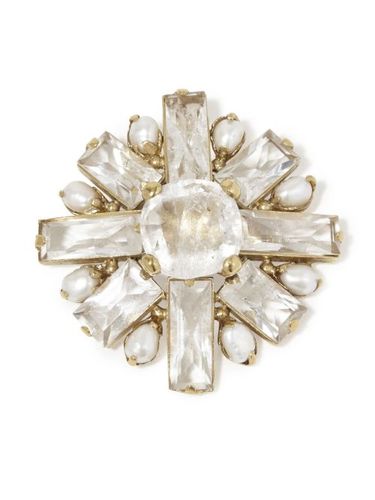 Goossens broche Stones Pearls - Or - Goossens - Modalova