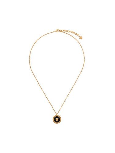 Collier Medusa à fini émaillé - Versace - Modalova