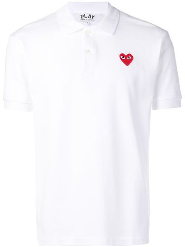 Polo à patch cœur - Comme Des Garçons Play - Modalova