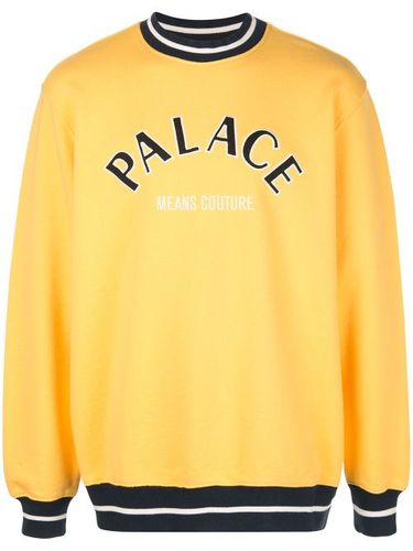 Palace sweat à logo brodé - Jaune - Palace - Modalova