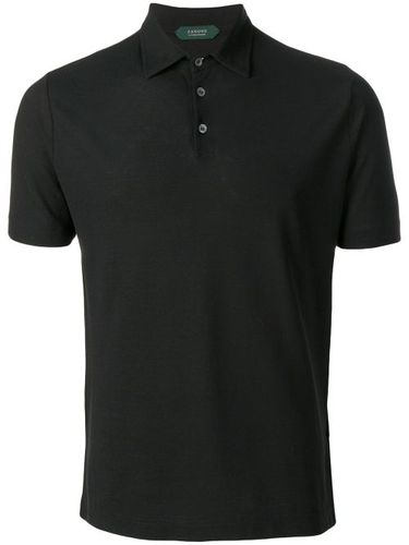 Zanone polo classique - Noir - Zanone - Modalova