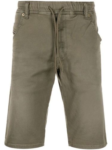 Short en jean à taille à lien de resserrage - Diesel - Modalova