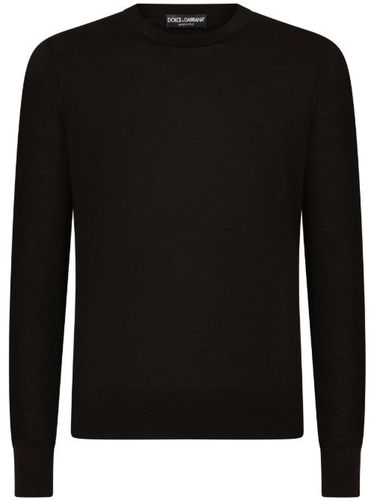 Pull en cachemire à col rond - Dolce & Gabbana - Modalova