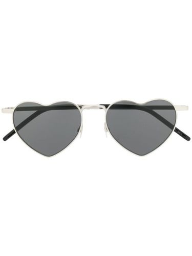 Lunettes de soleil à monture cœur - Saint Laurent Eyewear - Modalova