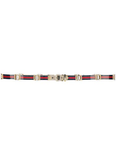 Ceinture rayée - Gucci Pre-Owned - Modalova