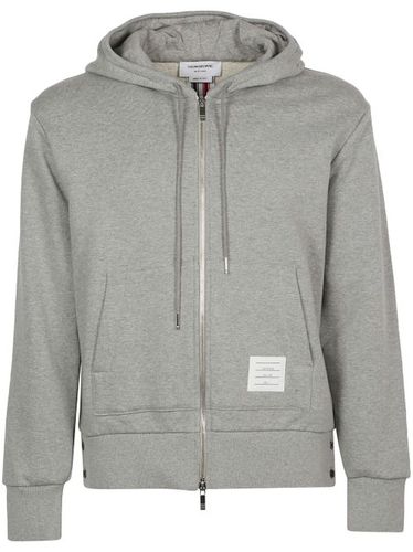 Sweat à capuche à détail rayé au dos - Thom Browne - Modalova